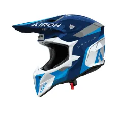  Каска Airoh Wraaap Conquer Blue Gloss