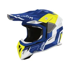 Каска  Airoh Aviator Ace 2 Shield Blue/Yellow