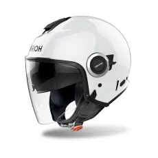 Скутерска каска  Airoh Helyos Color White Gloss