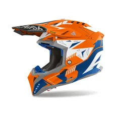 Каска  Airoh Aviator 3 Spin Orange Fluo Matt
