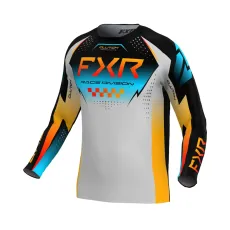 етска тениска FXR Clutch MX26 Grey Sky Orange