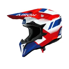 Каска Airoh  Wraaap Vision Red/Blue Gloss