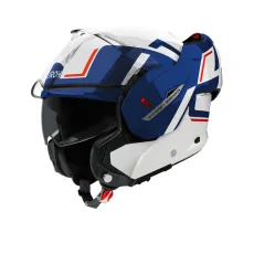 Каска  Airoh  Mathisse II Genius Blue/Red Gloss