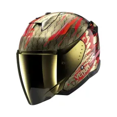 Каска  Shark Skwal i3 Jet Venum Black Red Gold