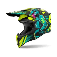Каска Airoh  Wraaap Cyber Yellow Matt