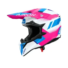 Каска  Airoh Wraaap Vision Pink Gloss